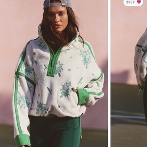 Women's free people embroidered mountain high fleece